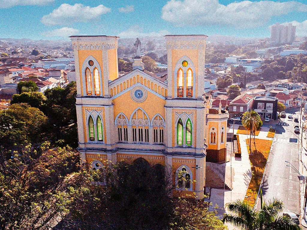 Catedral de Mogi Mirim vista do alto